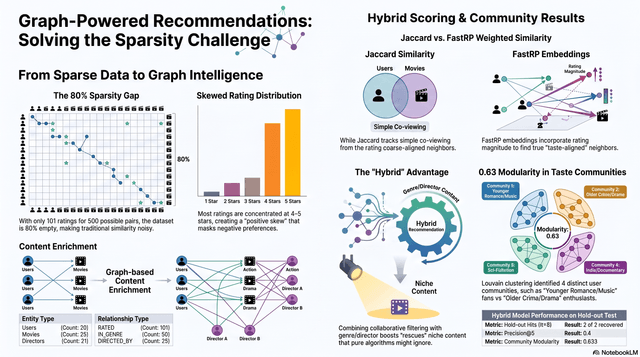 Hybrid Movie Recommender (Neo4j + GDS)