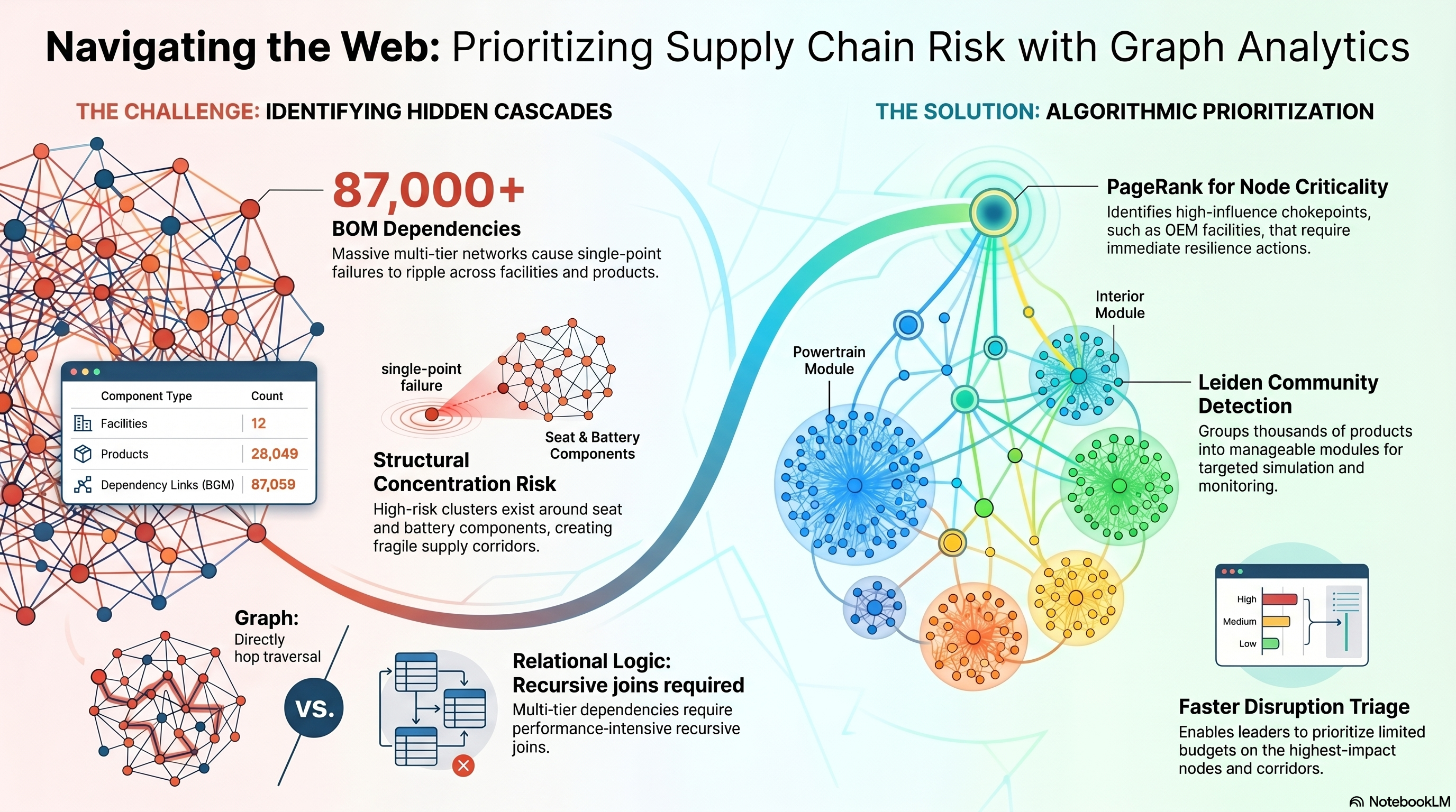 Automotive Supply Chain Risk with Neo4j Graph Analytics (group capstone)